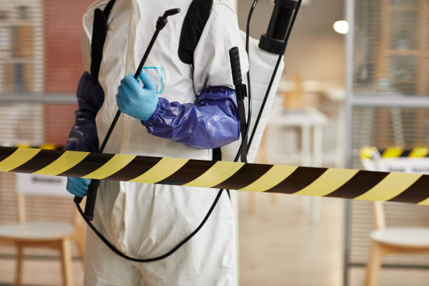 Professional Blood Cleanup technician working in Roseville, MN